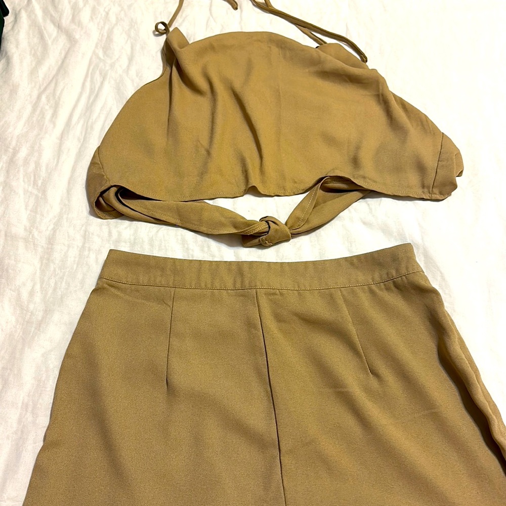 Brown two piece set